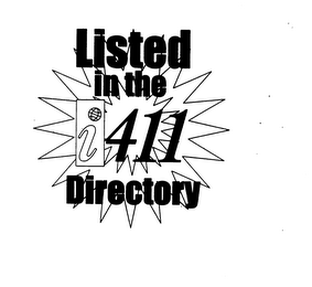 LISTED IN THE I411 DIRECTORY logo
