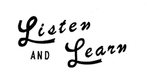 LISTEN AND LEARN logo