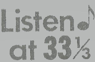 LISTEN AT 33 1/3 logo
