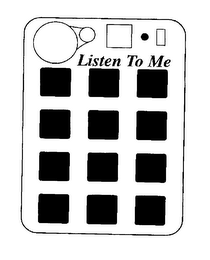 LISTEN TO ME logo