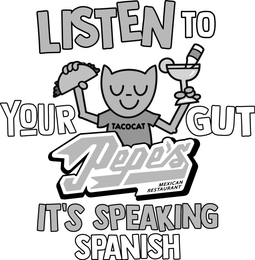 LISTEN TO YOUR GUT IT'S SPEAKING SPANISH logo