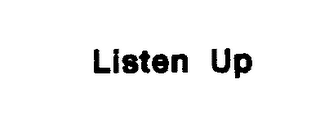 LISTEN UP logo