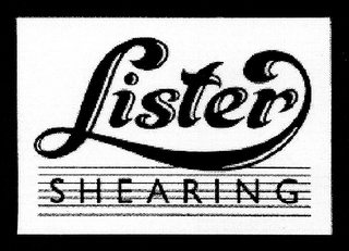 LISTER SHEARING logo