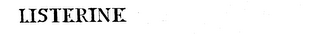 LISTERINE logo