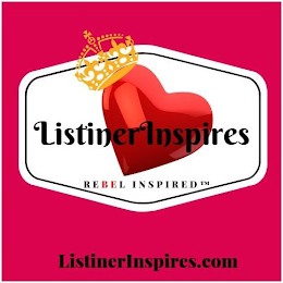 LISTINER INSPIRES REBEL INSPIRED LISTINERINSPIRES.COM logo