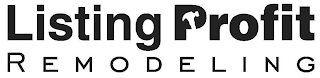 LISTING PROFIT REMODELING logo