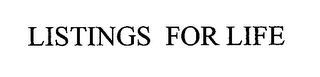 LISTINGS FOR LIFE logo