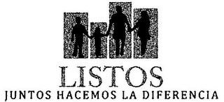 LISTOS JUNTOS HACEMOS LA DIFERENCIA logo