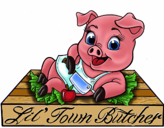 LIT' TOWN BUTCHER logo