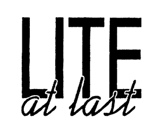 LITE AT LAST logo