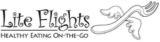 LITE FLIGHTS HEALTHY EATING ON-THE-GO logo