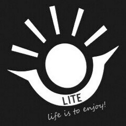 LITE LIFE IS TO ENJOY! logo