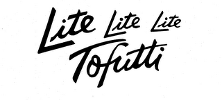 LITE LITE LITE TOFUTTI logo