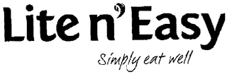 LITE N' EASY SIMPLY EAT WELL logo
