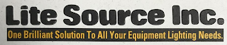 LITE SOURCE INC. ONE BRILLIANT SOLUTIONTO ALL YOUR EQUIPMENT LIGHTING NEEDS logo