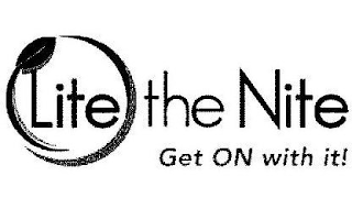 LITE THE NITE GET ON WITH IT! logo
