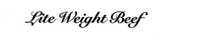 LITE WEIGHT BEEF logo