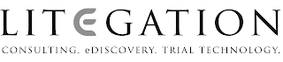 LITEGATION CONSULTING. EDISCOVERY. TRIAL TECHNOLOGY. logo