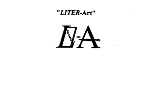 "LITER-ART" L-A POEMS logo