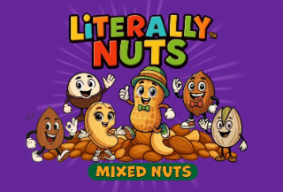 LITERALLY NUTS (TM) logo