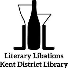 LITERARY LIBATIONS KENT DISTRICT LIBRARY logo