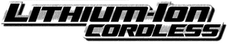 LITHIUM-ION CORDLESS logo