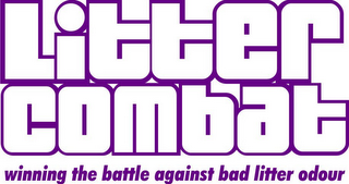 LITTER COMBAT WINNING THE BATTLE AGAINST BAD LITTER ODOUR logo