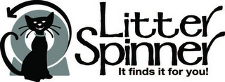 LITTER SPINNER IT FINDS IT FOR YOU! logo