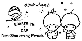 LITTLE ANGELS ERASER TIP CAP NON-SHARPENING PENCILS logo