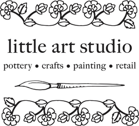 LITTLE ART STUDIO POTTERY · PAINTING · RETAIL logo