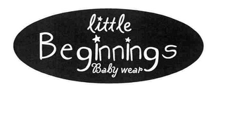 LITTLE BEGINNINGS BABY WEAR logo