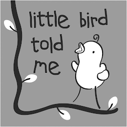 LITTLE BIRD TOLD ME logo