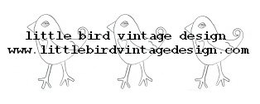 LITTLE BIRD VINTAGE DESIGN WWW.LITTLEBIRDVINTAGEDESIGN.COM logo