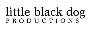 LITTLE BLACK DOG PRODUCTIONS logo