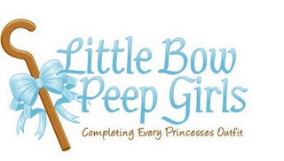 LITTLE BOW PEEP GIRLS COMPLETING EVERY PRINCESS' OUTFIT logo