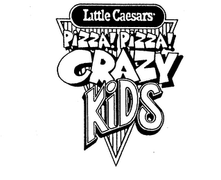 LITTLE CAESARS PIZZA! PIZZA! CRAZY KIDS logo