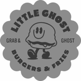 LITTLE GHOST GRAB & GHOST BURGERS & FRIES logo