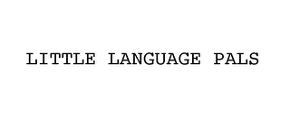 LITTLE LANGUAGE PALS