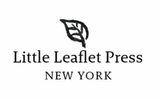 LITTLE LEAFLET PRESS NEW YORK logo