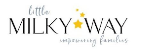 LITTLE MILKY WAY EMPOWERING FAMILIES logo