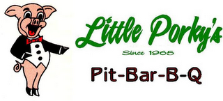 LITTLE PORKY'S PIT-BAR-B-Q SINCE 1965 logo