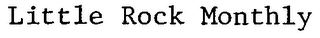 LITTLE ROCK MONTHLY logo