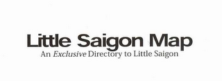 LITTLE SAIGON MAP AN EXCLUSIVE DIRECTORY TO LITTLE SAIGON logo