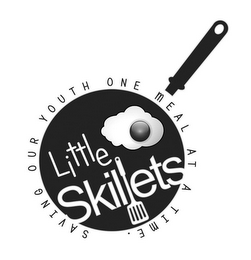 LITTLE SKILLETS SAVING OUR YOUTH ONE MEAL AT A TIME logo