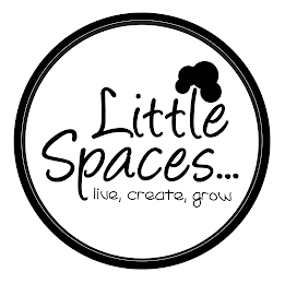 LITTLE SPACES... LIVE, CREATE, GROW logo