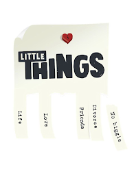 LITTLE THINGS LIFE LOVE FRIENDS DIVORCE NO BIGGIE logo