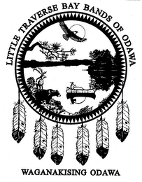 LITTLE TRAVERSE BAY BANDS OF ODAWA WAGANAKISING ODAWA logo
