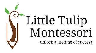 LITTLE TULIP MONTESSORI UNLOCK A LIFETIME OF SUCCESS logo
