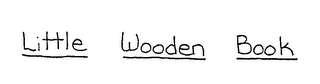 LITTLE WOODEN BOOK logo