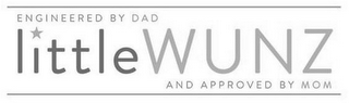 LITTLEWUNZ ENGINEERED BY DAD AND APPROVED BY MOM logo